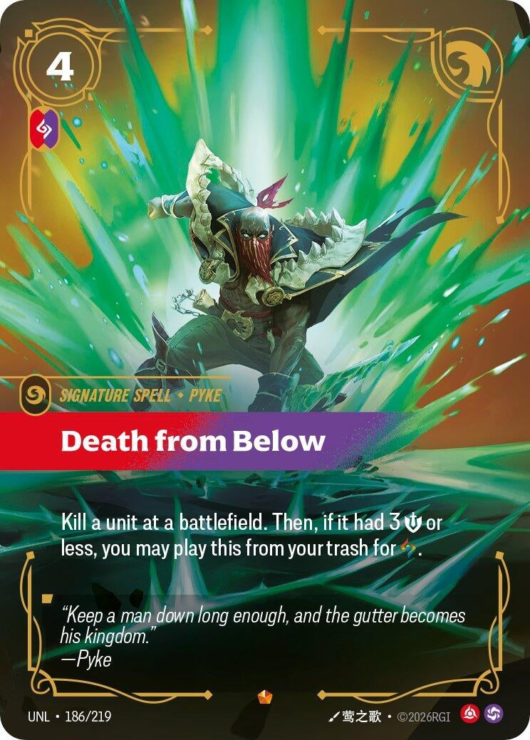 Death from Below (186/219) (Unleashed) - PokeBox USA