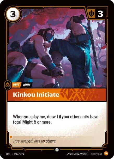 Kinkou Initiate (097/219) (Unleashed)