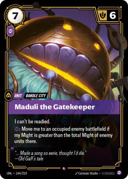 Maduli the Gatekeeper (144/219) (Unleashed) - PokeBox USA