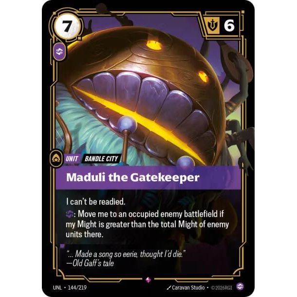 Maduli the Gatekeeper (144/219) (Unleashed) - PokeBox USA