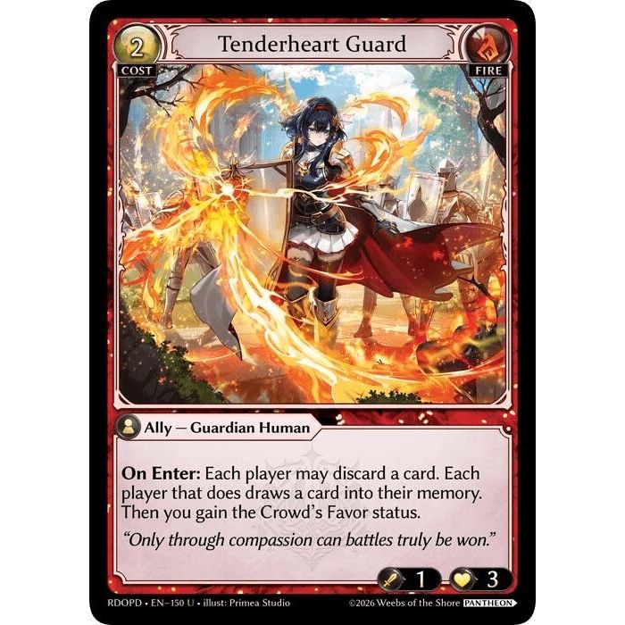 Image for Tenderheart Guard (150) (Radiant Origins: Pantheon) - Grand Archive TCG