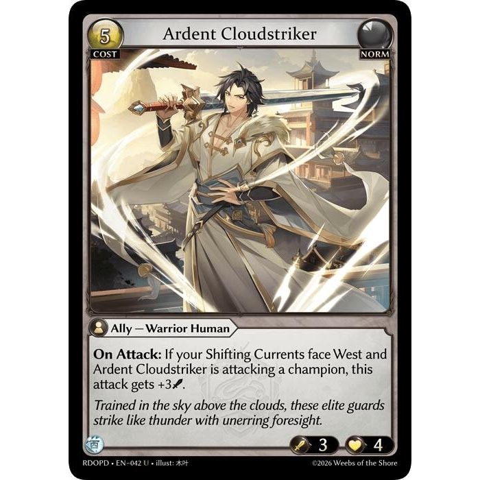 Image for Ardent Cloudstriker (042) (Radiant Origins: Pantheon) - Grand Archive TCG