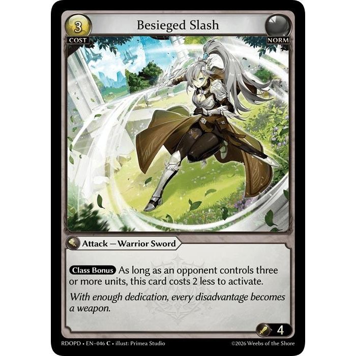 Image for Besieged Slash (046) (Radiant Origins: Pantheon) - Grand Archive TCG