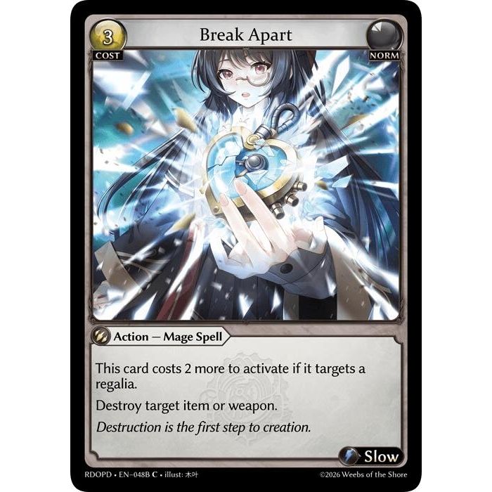 Image for Break Apart (048B) (048B) (Radiant Origins: Pantheon) - Grand Archive TCG