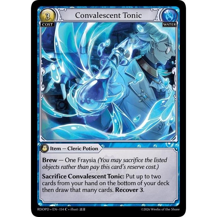 Image for Convalescent Tonic (154) (Radiant Origins: Pantheon) - Grand Archive TCG
