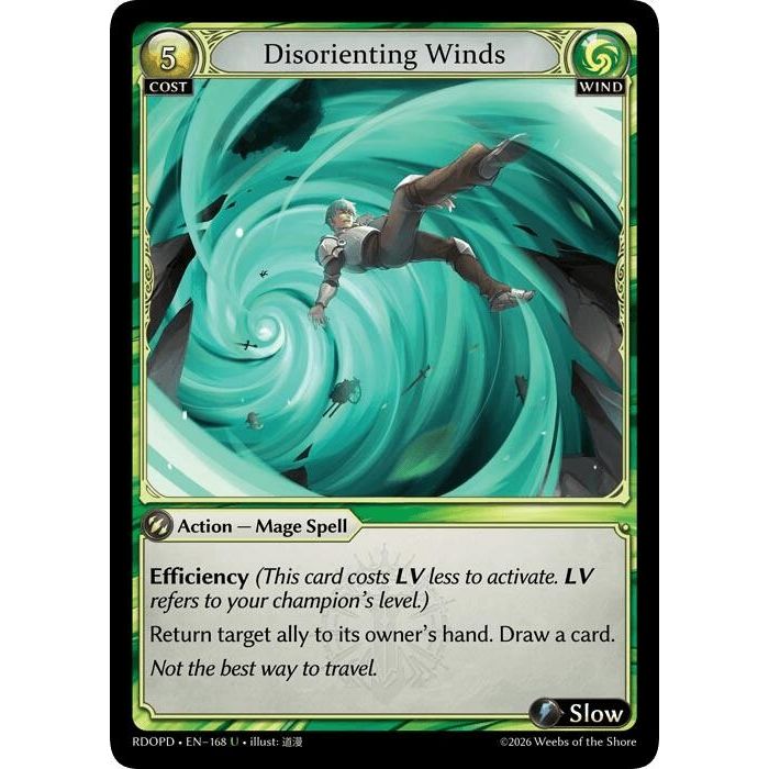 Image for Disorienting Winds (168) (Radiant Origins: Pantheon) - Grand Archive TCG