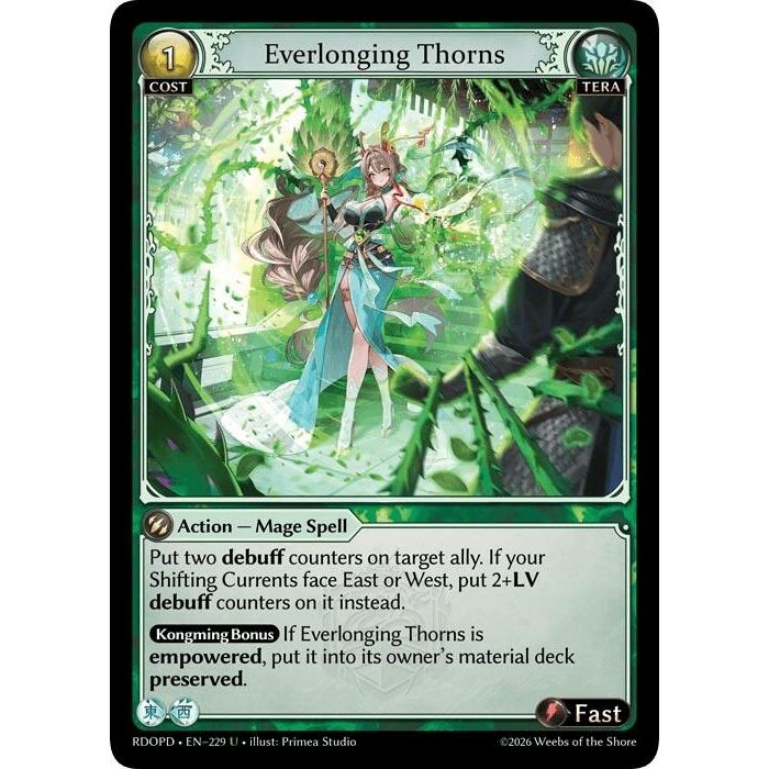 Image for Everlonging Thorns (229) (Radiant Origins: Pantheon) - Grand Archive TCG