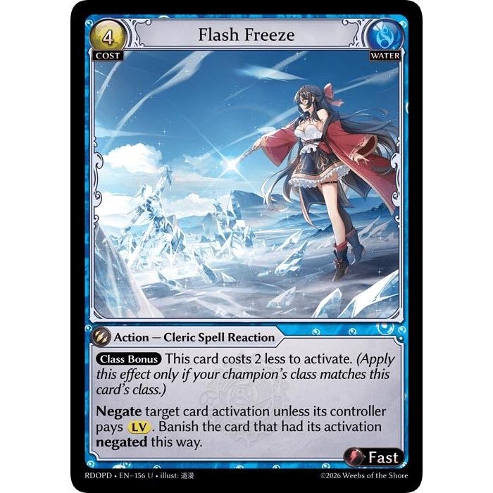 Image for Flash Freeze (156) (Radiant Origins: Pantheon) - Grand Archive TCG