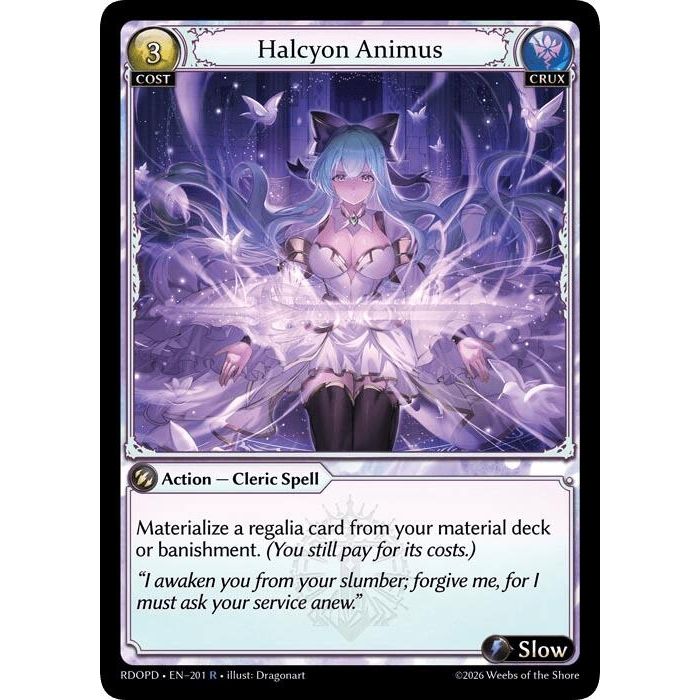 Image for Halcyon Animus (201) (Radiant Origins: Pantheon) - Grand Archive TCG