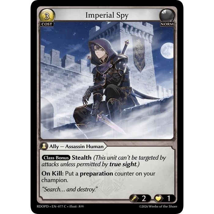Image for Imperial Spy (077) (Radiant Origins: Pantheon) - Grand Archive TCG