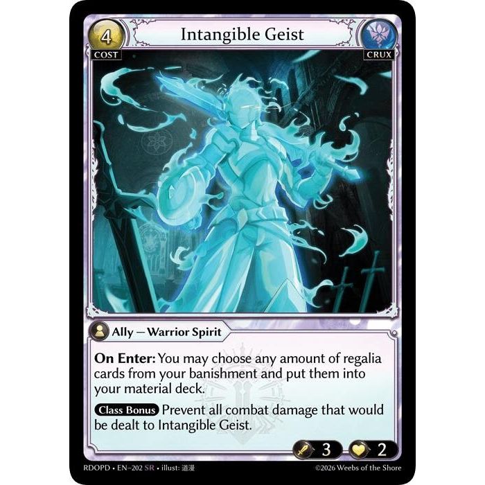 Image for Intangible Geist (202) (Radiant Origins: Pantheon) - Grand Archive TCG