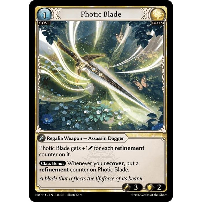 Image for Photic Blade (036) (Radiant Origins: Pantheon) - Grand Archive TCG