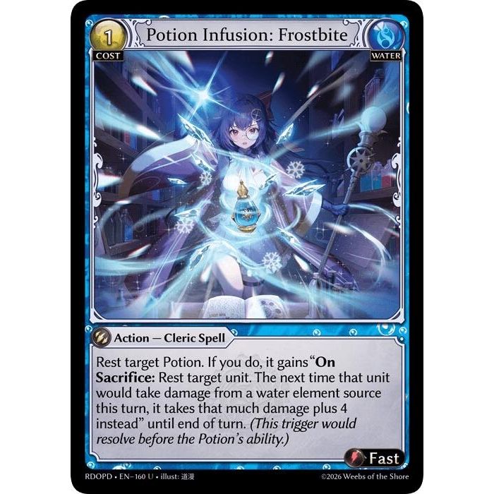 Image for Potion Infusion: Frostbite (160) (Radiant Origins: Pantheon) - Grand Archive TCG