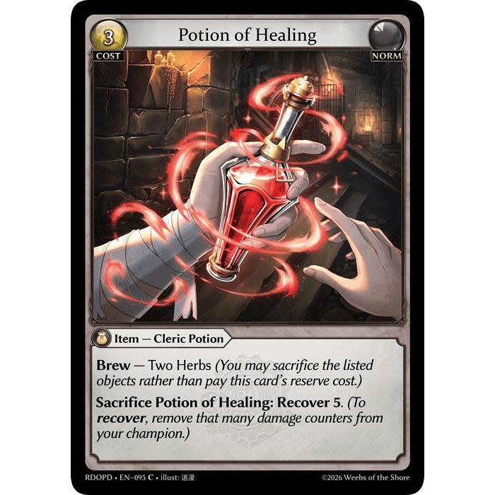 Image for Potion of Healing (095) (Radiant Origins: Pantheon) - Grand Archive TCG