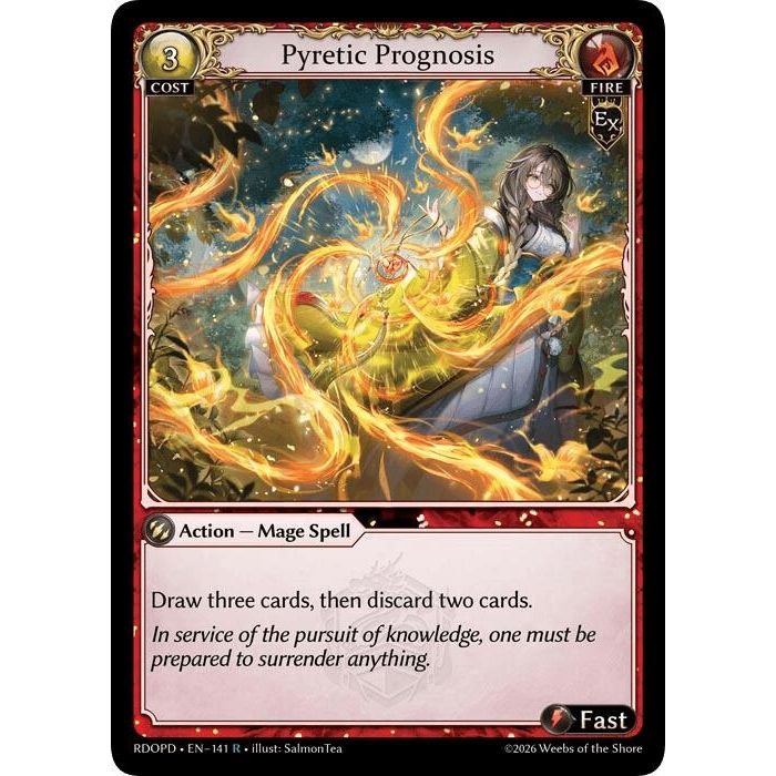 Image for Pyretic Prognosis (141) (Radiant Origins: Pantheon) - Grand Archive TCG