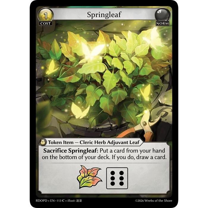 Image for Springleaf (113) (Radiant Origins: Pantheon) - Grand Archive TCG