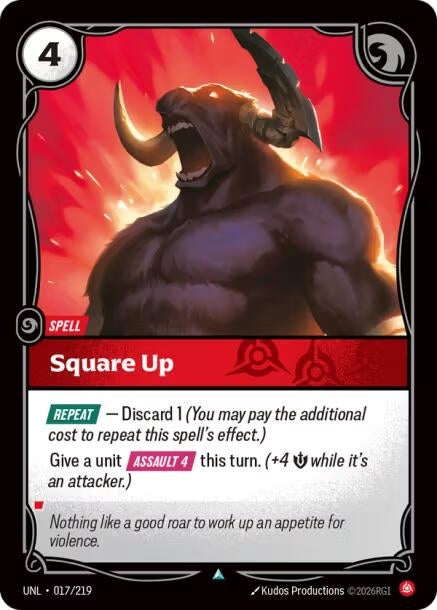 Square Up (017/219) (Unleashed)