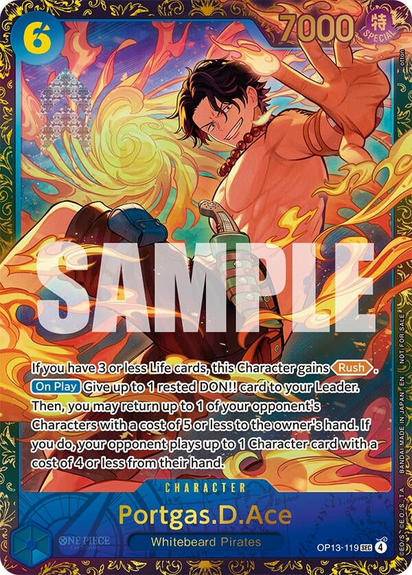 Image for Portgas.D.Ace (119) (Treasure Cup 2026) (OP13-119) (One Piece Promotion Cards) (OP-PR) - One Piece Card Game