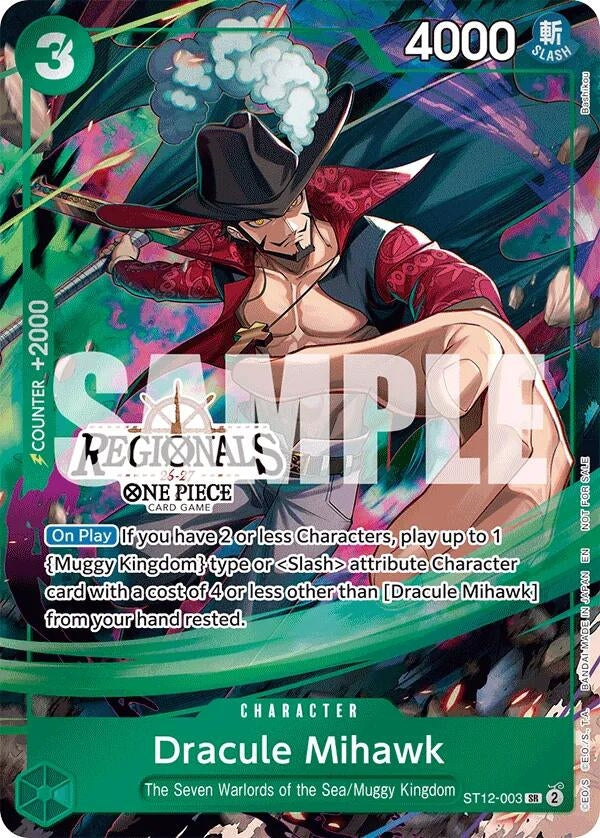 Image for Dracule Mihawk (Regional Participation Pack 2026 Vol.1) (ST12-003) (One Piece Promotion Cards) (OP-PR) - One Piece Card Game