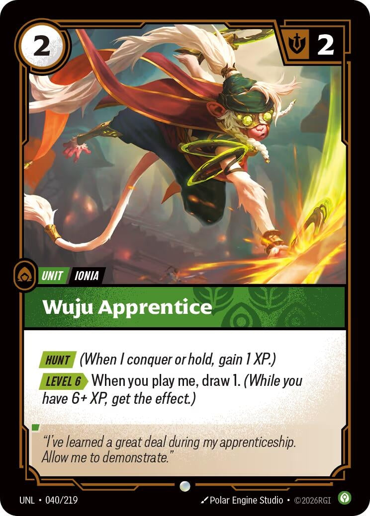 Wuju Apprentice (040/219) (Unleashed)
