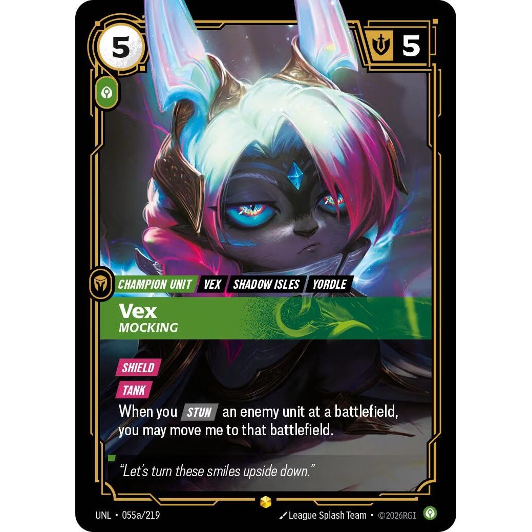 Vex - Mocking (Alternate Art) (055a/219) (Unleashed) - PokeBox USA