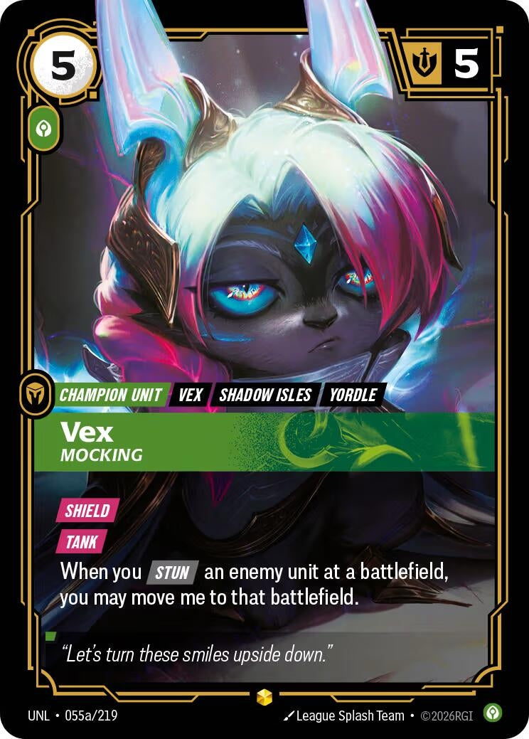 Vex - Mocking (Alternate Art) (055a/219) (Unleashed) - PokeBox USA