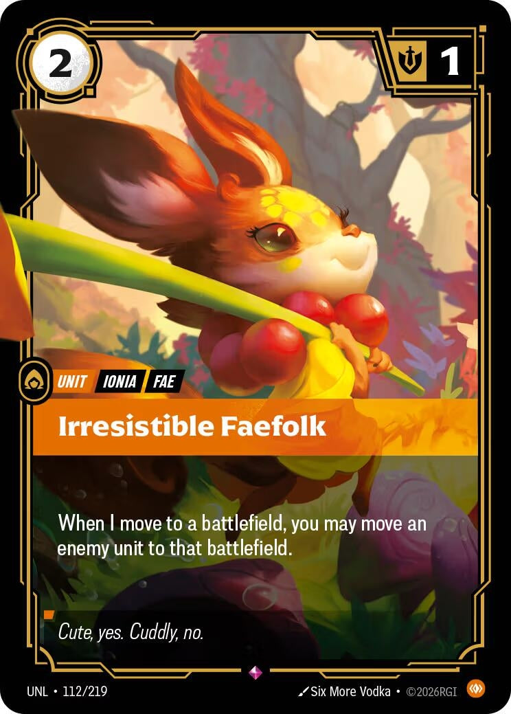 Irresistible Faefolk (112/219) (Unleashed) - PokeBox USA