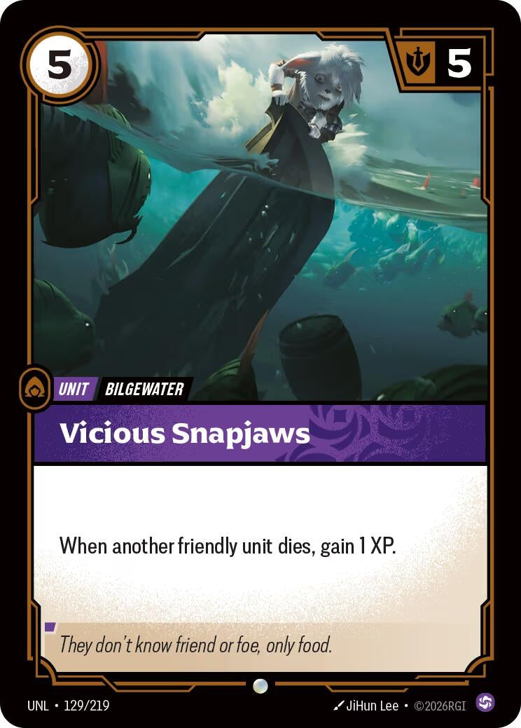 Vicious Snapjaws (129/219) (Unleashed) - PokeBox USA