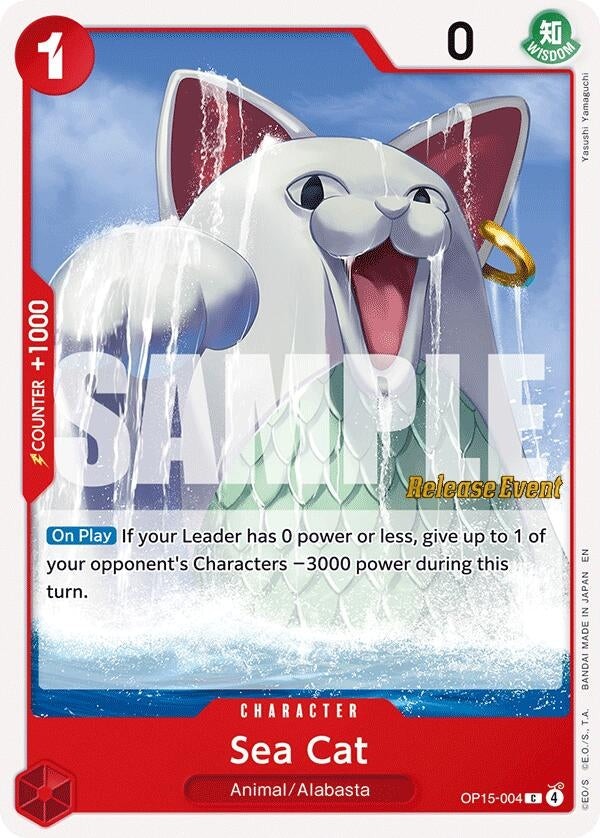Image for Sea Cat (OP15-004) (Adventure on Kami's Island Release Event Cards) (OP15 RE) - One Piece Card Game