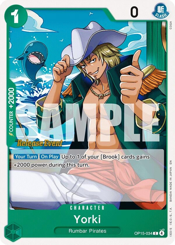 Image for Yorki (OP15-034) (Adventure on Kami's Island Release Event Cards) (OP15 RE) - One Piece Card Game