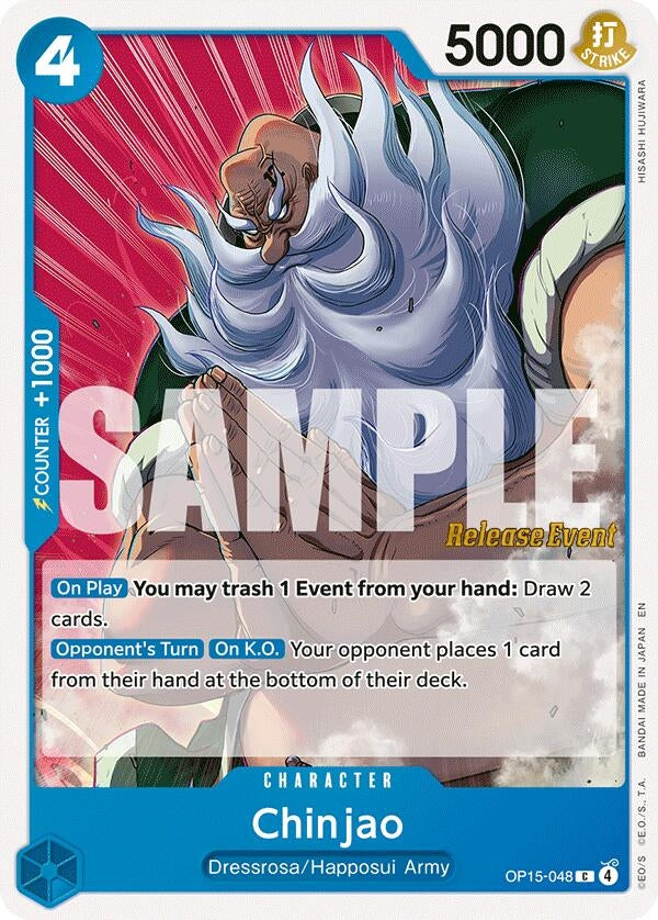 Image for Chinjao (OP15-048) (Adventure on Kami's Island Release Event Cards) (OP15 RE) - One Piece Card Game