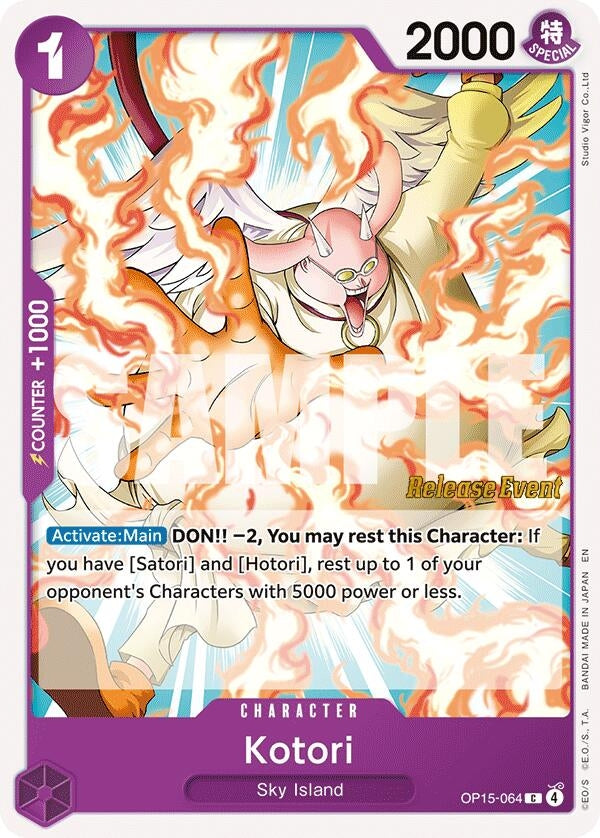 Image for Kotori (OP15-064) (Adventure on Kami's Island Release Event Cards) (OP15 RE) - One Piece Card Game