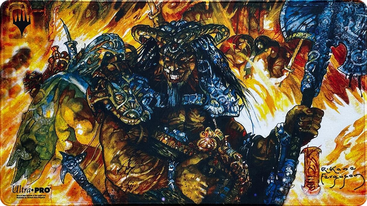 Image for Richard Kane Ferguson Playmat for Magic: The Gathering (Kickstarter Exclusive) - Pillage - Playmats