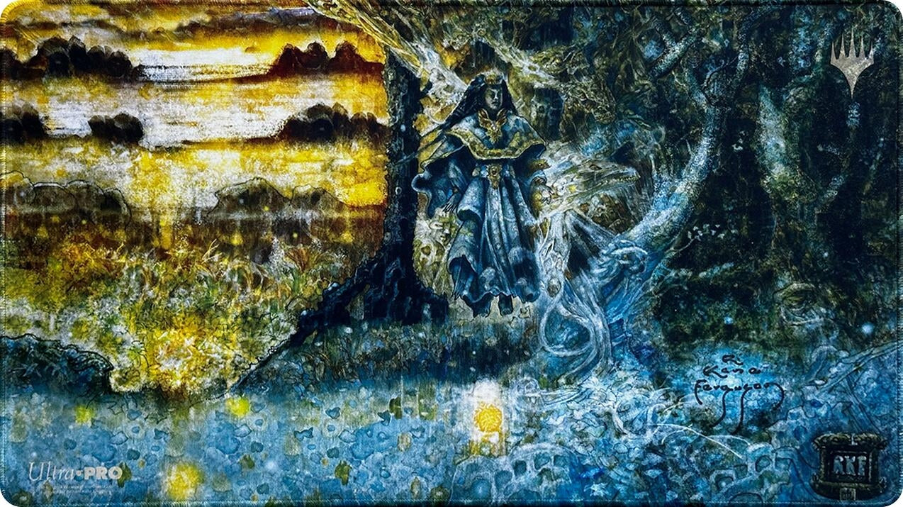 Image for Richard Kane Ferguson Playmat for Magic: The Gathering (Kickstarter Exclusive) - Worldly Tutor - Playmats