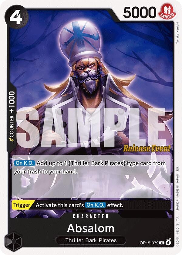 Image for Absalom (OP15-079) (Adventure on Kami's Island Release Event Cards) (OP15 RE) - One Piece Card Game