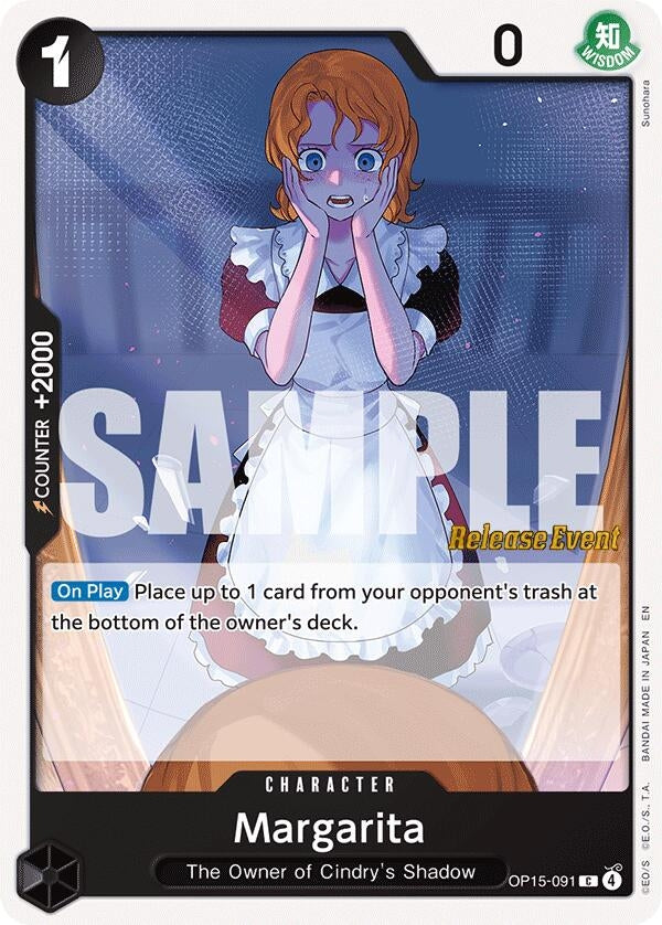 Image for Margarita (OP15-091) (Adventure on Kami's Island Release Event Cards) (OP15 RE) - One Piece Card Game
