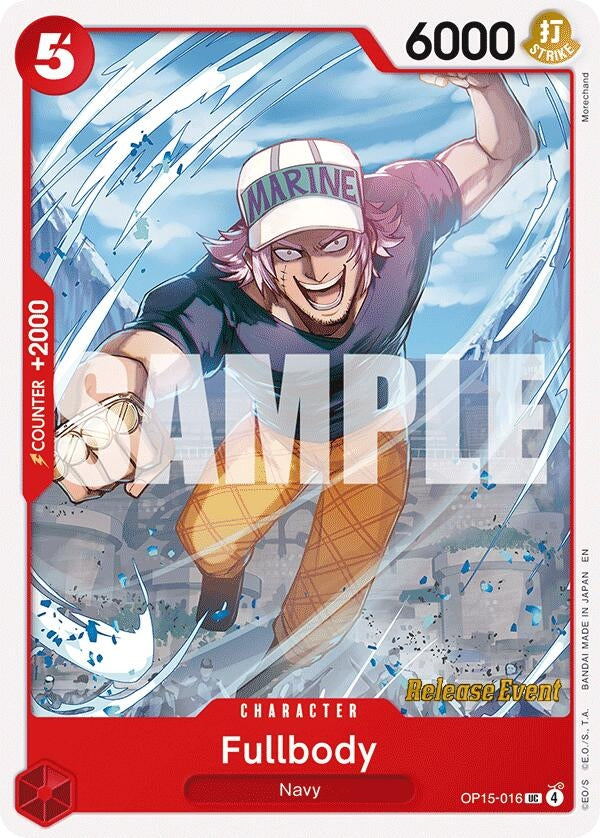 Image for Fullbody (OP15-016) (Adventure on Kami's Island Release Event Cards) (OP15 RE) - One Piece Card Game