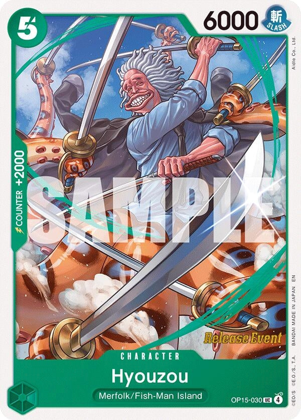 Image for Hyouzou (OP15-030) (Adventure on Kami's Island Release Event Cards) (OP15 RE) - One Piece Card Game
