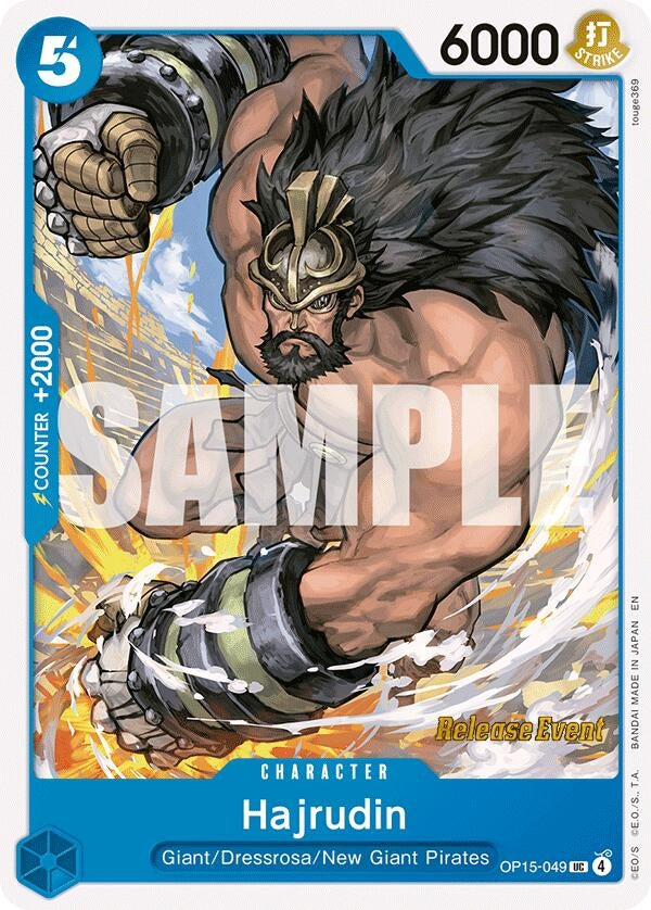 Image for Hajrudin (OP15-049) (Adventure on Kami's Island Release Event Cards) (OP15 RE) - One Piece Card Game