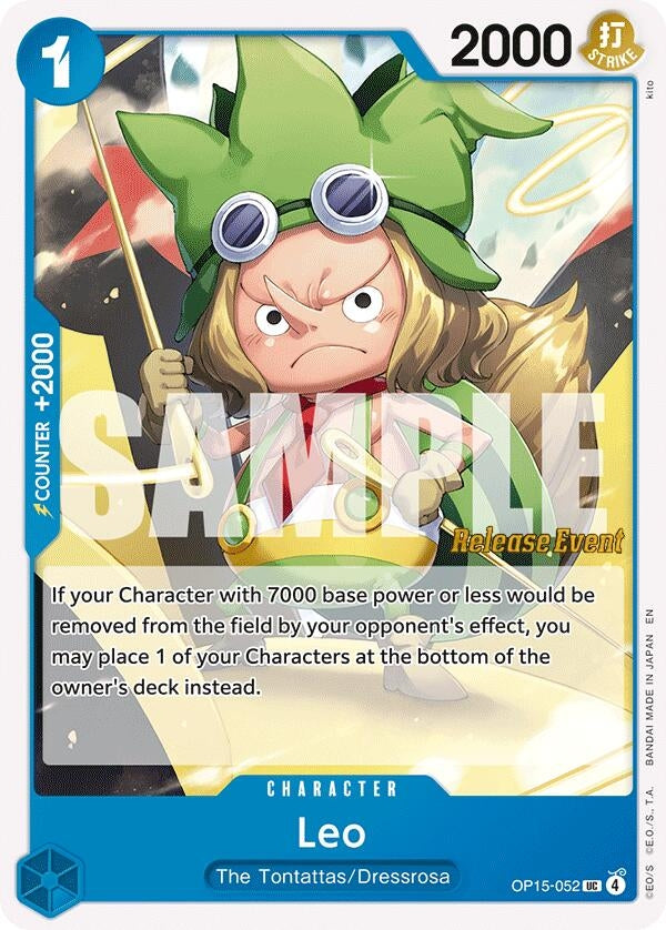 Image for Leo (OP15-052) (Adventure on Kami's Island Release Event Cards) (OP15 RE) - One Piece Card Game