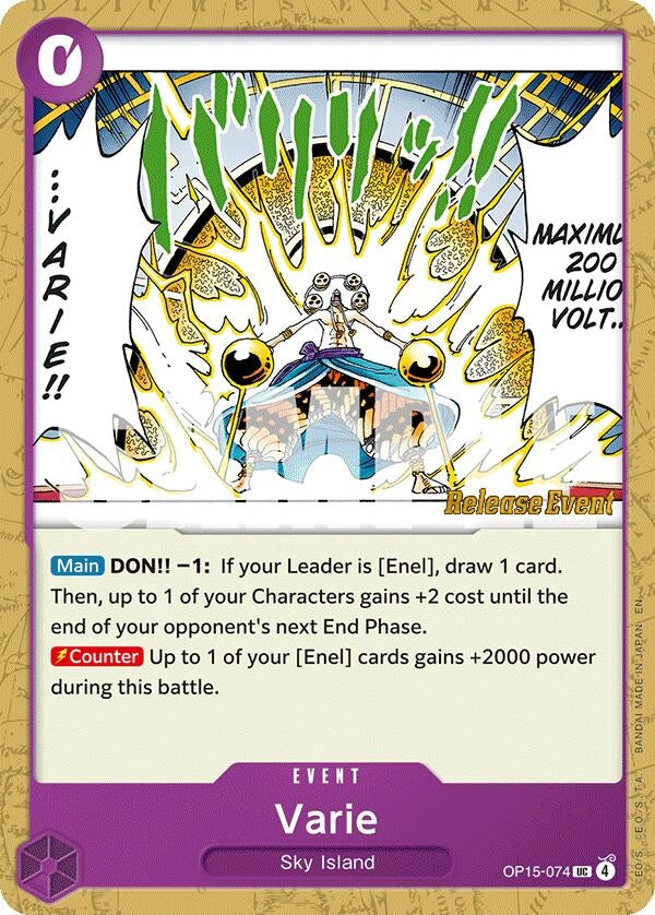 Image for Varie (OP15-074) (Adventure on Kami's Island Release Event Cards) (OP15 RE) - One Piece Card Game