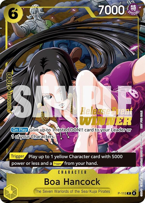 Image for Boa Hancock (OP15 Release Event Winner) (P-115) (One Piece Promotion Cards) (OP-PR) - One Piece Card Game