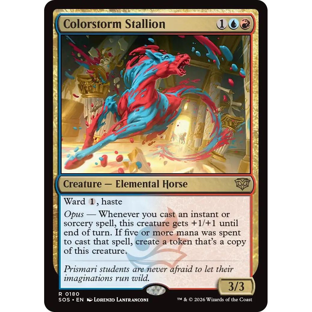 Colorstorm Stallion (180) (Secrets of Strixhaven) - PokeBox USA