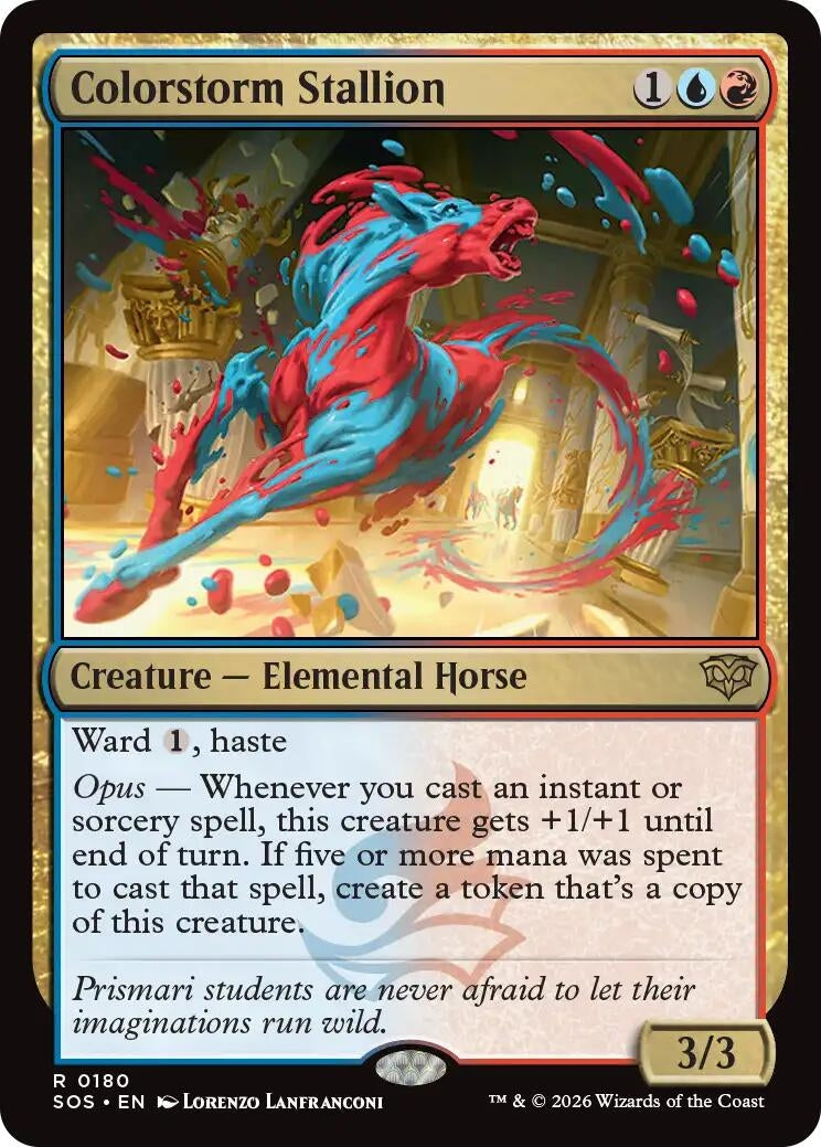 Colorstorm Stallion (180) (Secrets of Strixhaven) - PokeBox USA