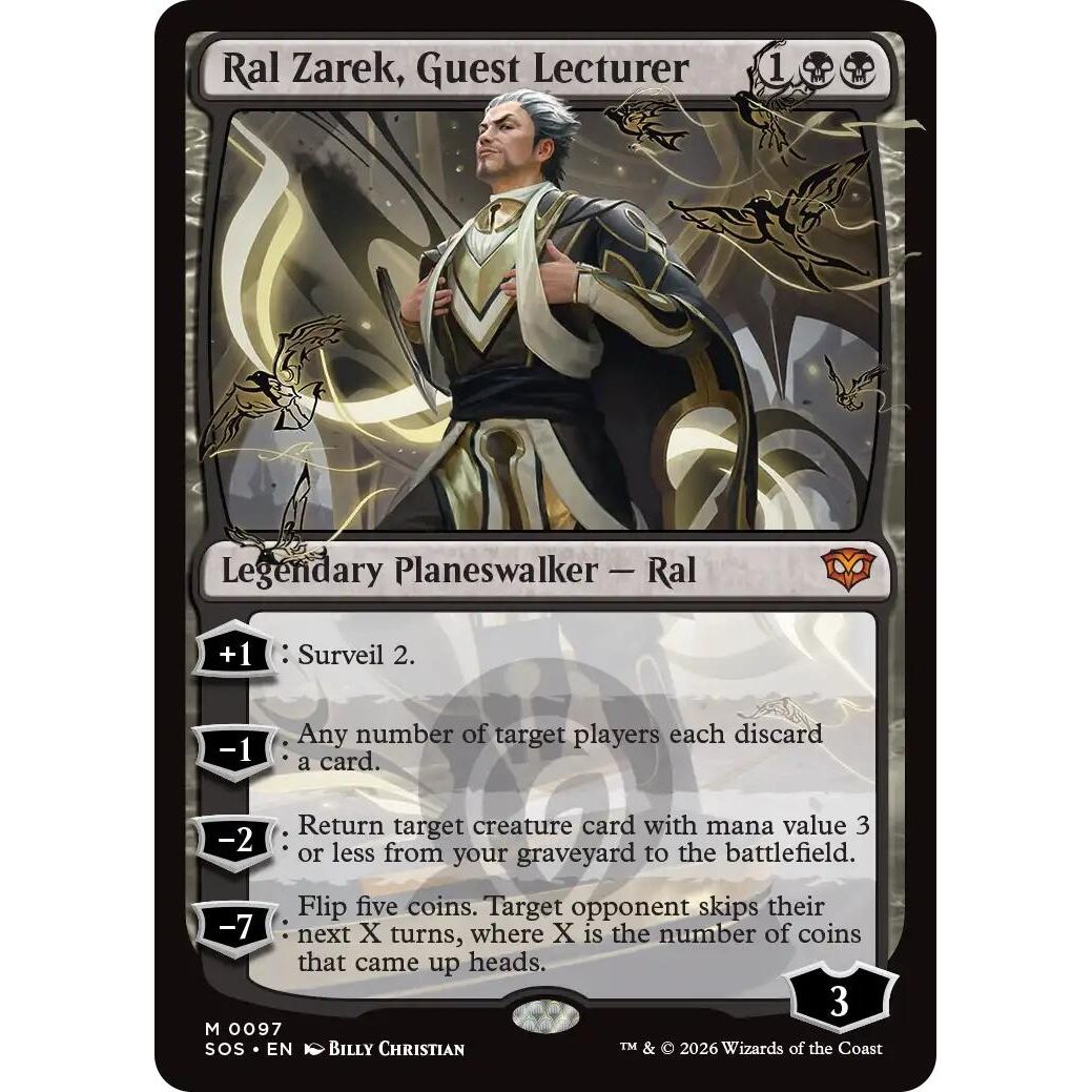 Ral Zarek, Guest Lecturer (97) (Secrets of Strixhaven) - PokeBox USA
