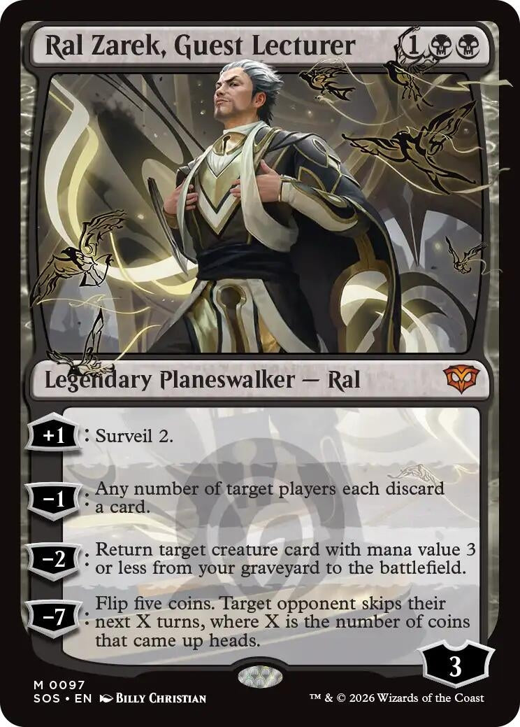 Ral Zarek, Guest Lecturer (97) (Secrets of Strixhaven) - PokeBox USA