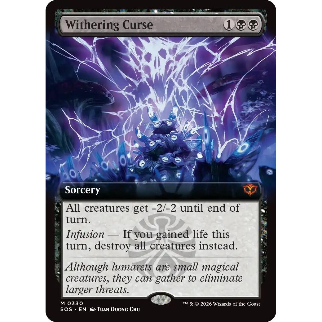 Withering Curse (Extended Art) (330) (Secrets of Strixhaven) - PokeBox USA
