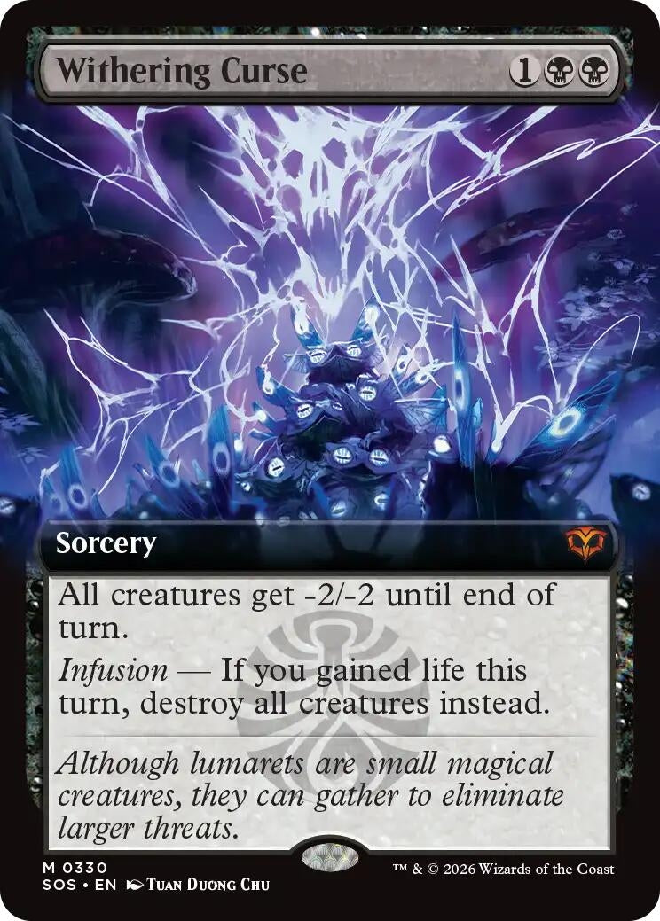 Withering Curse (Extended Art) (330) (Secrets of Strixhaven) - PokeBox USA