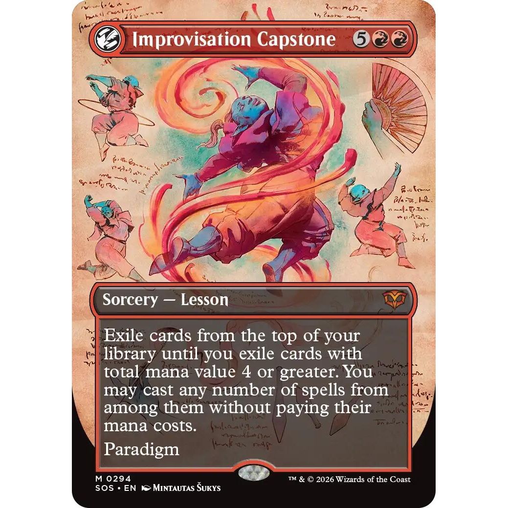 Improvisation Capstone (Borderless) (294) (Secrets of Strixhaven) - PokeBox USA