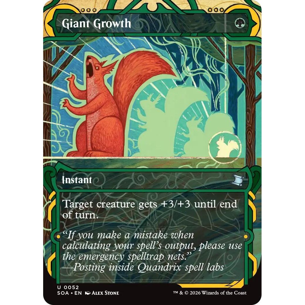Giant Growth (52) (Secrets of Strixhaven: Mystical Archive) - PokeBox USA